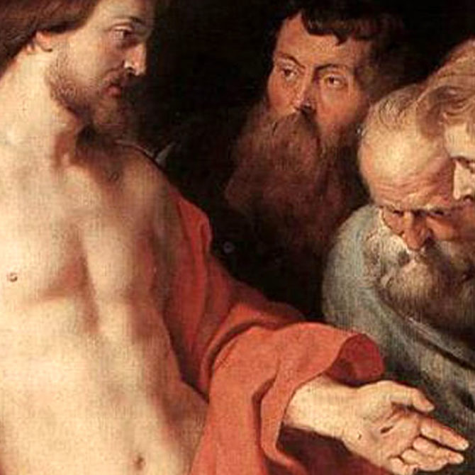Pierre Paul Rubens (1577-1640), L'incrédulité de Saint Thomas
